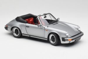 Porsche 911 930 Carrera 3.2 Cabriolet Grau Metallic Minichamps 1:18 100063034 Metall — Bild 6 von 8
