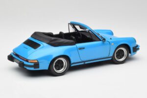 Porsche 911 930 Carrera Cabriolet Blau Minichamps 1:18 100063032 Metall — Bild 3 von 8