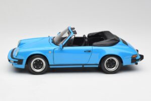 Porsche 911 930 Carrera Cabriolet Blau Minichamps 1:18 100063032 Metall — Bild 4 von 8