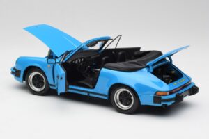 Porsche 911 930 Carrera Cabriolet Blau Minichamps 1:18 100063032 Metall — Bild 5 von 8