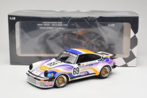 Porsche 911 934 Schiller Racing Team #69 R. Haldi / H. Vetsch 24 Hours of Le Mans 1976 Minichamps 1:18 155766469 Metall — Bild 6 von 6