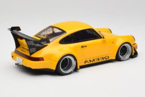 Porsche 911 964 RWB Keema Yellow GT Spirit 1:18 GT492 Resin — Bild 2 von 6