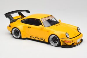 Porsche 911 964 RWB Keema Yellow GT Spirit 1:18 GT492 Resin — Bild 4 von 6