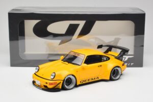 Porsche 911 964 RWB Keema Yellow GT Spirit 1:18 GT492 Resin — Bild 6 von 6