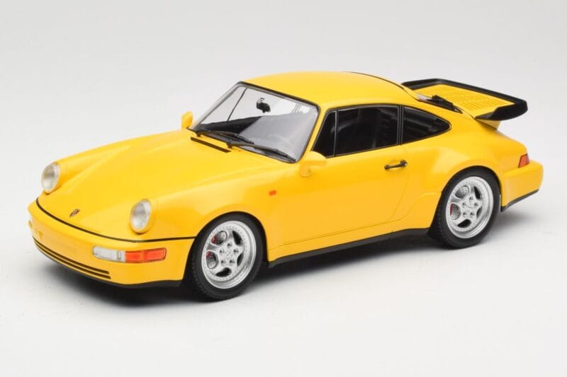 Porsche 911 964 Turbo Gelb Minichamps 1:18 155069100 Metall