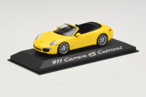 Porsche 911 991 Carrera 4S Cabriolet Gelb Minichamps 1:43 WAP0201120C Metall — Bild 2 von 5