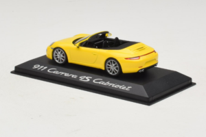 Porsche 911 991 Carrera 4S Cabriolet Gelb Minichamps 1:43 WAP0201120C Metall — Bild 3 von 5