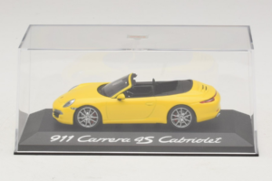 Porsche 911 991 Carrera 4S Cabriolet Gelb Minichamps 1:43 WAP0201120C Metall — Bild 4 von 5