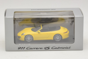 Porsche 911 991 Carrera 4S Cabriolet Gelb Minichamps 1:43 WAP0201120C Metall — Bild 5 von 5