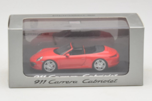 Porsche 911 991 Carrera Cabriolet Rot Minichamps 1:43 WAP0200120C Metall — Bild 4 von 4