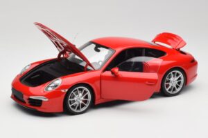 Porsche 911 991 Carrera S Guards Rot Minichamps 1:18 100061020 Metall — Bild 2 von 8