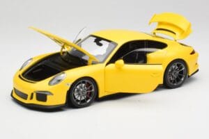 Porsche 911 991 GT3 Racing Gelb & Silber Räder Minichamps 1:18 110062722 Metall — Bild 2 von 8