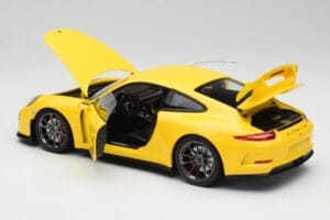 Porsche 911 991 GT3 Racing Gelb & Silber Räder Minichamps 1:18 110062722 Metall — Bild 5 von 8