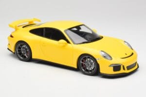 Porsche 911 991 GT3 Racing Gelb & Silber Räder Minichamps 1:18 110062722 Metall — Bild 6 von 8