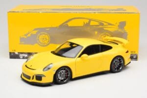 Porsche 911 991 GT3 Racing Gelb & Silber Räder Minichamps 1:18 110062722 Metall — Bild 8 von 8