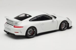 Porsche 911 991 GT3 Weiß Mit Silbernen Felgen Minichamps 1:18 113062721 Metall — Bild 3 von 8