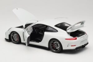 Porsche 911 991 GT3 Weiß Mit Silbernen Felgen Minichamps 1:18 113062721 Metall — Bild 5 von 8