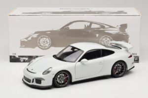 Porsche 911 991 GT3 Weiß Mit Silbernen Felgen Minichamps 1:18 113062721 Metall — Bild 8 von 8