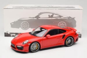 Porsche 911 991 Turbo S Guards Red Minichamps 1:18 110067122 Metall — Bild 8 von 8