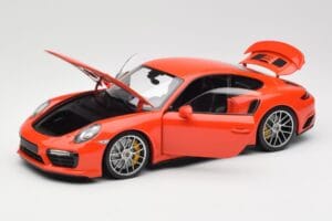 Porsche 911 991 Turbo S Lava Orange Minichamps 1:18 110067120 Metall — Bild 2 von 8