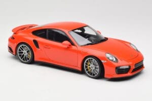 Porsche 911 991 Turbo S Lava Orange Minichamps 1:18 110067120 Metall — Bild 6 von 8