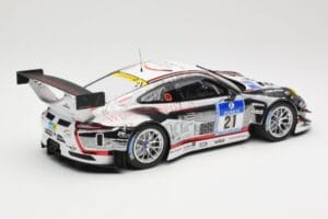 Porsche 911 991.1 GT3 R #21 WTM Racing J. Stursberg / V. Krumbach 24h Nürburgring 2016 Minichamps 1:18 155166021 Metall — Bild 2 von 6