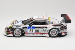 Porsche 911 991.1 GT3 R #21 WTM Racing J. Stursberg / V. Krumbach 24h Nürburgring 2016 Minichamps 1:18 155166021 Metall — Bild 3 von 6