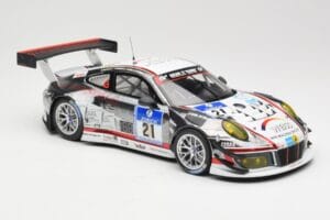 Porsche 911 991.1 GT3 R #21 WTM Racing J. Stursberg / V. Krumbach 24h Nürburgring 2016 Minichamps 1:18 155166021 Metall — Bild 4 von 6