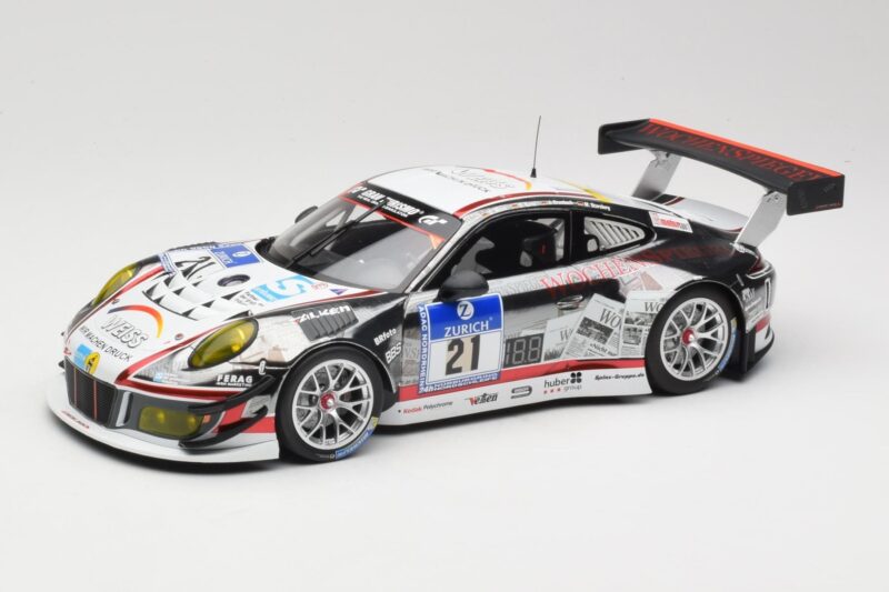 Porsche 911 991.1 GT3 R #21 WTM Racing J. Stursberg / V. Krumbach 24h Nürburgring 2016 Minichamps 1:18 155166021 Metall