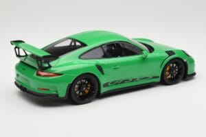 Porsche 911 991.1 GT3 RS Grün Schwarze Felgen Minichamps 1:18 153066228 Metall — Bild 2 von 6