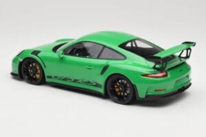 Porsche 911 991.1 GT3 RS Grün Schwarze Felgen Minichamps 1:18 153066228 Metall — Bild 5 von 6