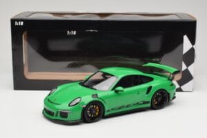 Porsche 911 991.1 GT3 RS Grün Schwarze Felgen Minichamps 1:18 153066228 Metall — Bild 6 von 6