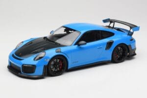 Porsche 911 991.2 GT2 RS Blau mit Schwarzen Felgen Minichamps 1:18 155068308 Metall