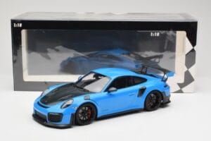 Porsche 911 991.2 GT2 RS Blau mit Schwarzen Felgen Minichamps 1:18 155068308 Metall — Bild 6 von 6