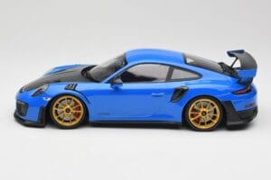 Porsche 911 991.2 GT2 RS Blau mit Goldenen Felgen Minichamps 1:18 155068302 Metall — Bild 3 von 6