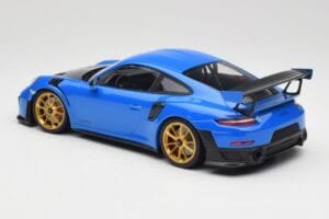 Porsche 911 991.2 GT2 RS Blau mit Goldenen Felgen Minichamps 1:18 155068302 Metall — Bild 5 von 6