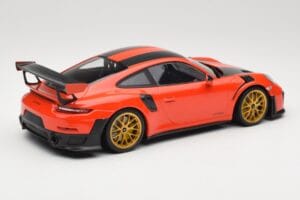 Porsche 911 991.2 GT2 RS Orange Weissach Package Goldene Felgen Minichamps 1:18 155068305 Metall — Bild 2 von 6