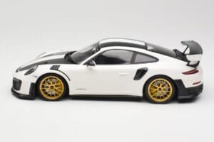 Porsche 911 991.2 GT2 RS Weissach Package Weiß Mit Goldfelgen Minichamps 1:18 153068308 Metall — Bild 3 von 6