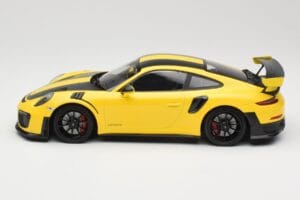 Porsche 911 991.2 GT2 RS Weissach Package Gelb mit Schwarzen Felgen Minichamps 1:18 155068311 Metall — Bild 3 von 6