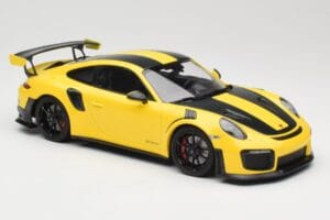 Porsche 911 991.2 GT2 RS Weissach Package Gelb mit Schwarzen Felgen Minichamps 1:18 155068311 Metall — Bild 4 von 6