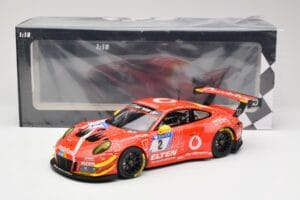 Porsche 911 991.2 GT3 R #2 Team Gigaspeed S. Bockmann 24 Hours of Nürburgring 2018 Minichamps 1:18 155186902 Metall — Bild 6 von 6