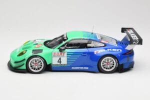 Porsche 911 991.2 GT3 R #4 Falken K. Bachler / M. Ragginger VLN Winner Round 6 2018 Minichamps 1:18 153186994 Metall — Bild 3 von 6