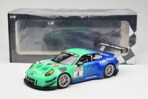 Porsche 911 991.2 GT3 R #4 Falken K. Bachler / M. Ragginger VLN Winner Round 6 2018 Minichamps 1:18 153186994 Metall — Bild 6 von 6