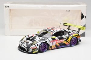 Porsche 911 991.2 GT3 R #8 Iron Force Ring Police 24 Hours Nürburgring 2019 Minichamps 1:18 153196088 Metall — Bild 6 von 6