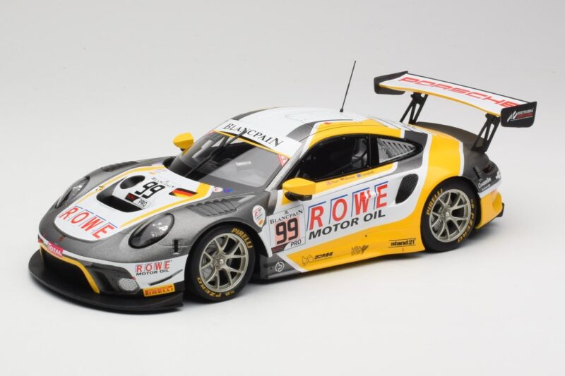 Porsche 911 991.2 GT3 R #99 Rowe Racing D. Olsen / M. Campbell 24 Hours of Spa 2019 Minichamps 1:18 155196099 Metall