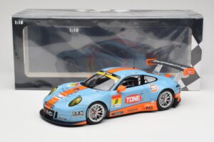 Porsche 911 991.2 GT3 R Pacific Gulf Racing #9 J. Lammers / K. Miura Super GT 300 Series 2017 Minichamps 1:18 155176909 Metal — Bild 6 von 6