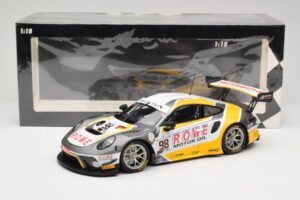 Porsche 911 991.2 GT3 R Rowe Racing #98 N. Muller / R. Dumas / M. Jaminet 24 Hours of Spa 2019 Minichamps 1:18 155196098 Meta — Bild 6 von 6