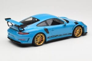 Porsche 911 991.2 GT3 RS Blau mit Goldenen Felgen Minichamps 1:18 155068222 Metall — Bild 2 von 6