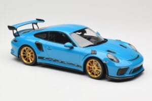 Porsche 911 991.2 GT3 RS Blau mit Goldenen Felgen Minichamps 1:18 155068222 Metall — Bild 4 von 6