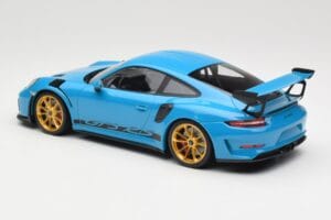 Porsche 911 991.2 GT3 RS Blau mit Goldenen Felgen Minichamps 1:18 155068222 Metall — Bild 5 von 6
